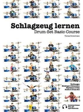 预订【德语】 Schlagzeug lernen:Drum-Set Basic-Course