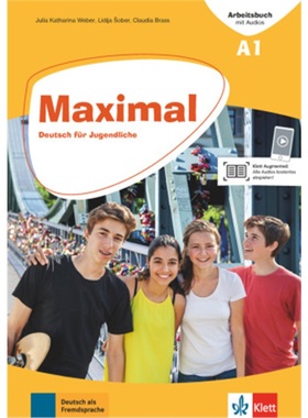 预订【德语】 Maximal A1 - Arbeitsbuch mit Audios (MP3-files zum Download)[9783126767415]