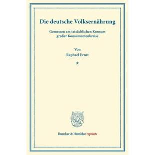 预订【德语】 Die deutsche Volksernahrung:gemessen am t