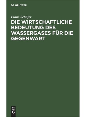 预订【德语】 Die wirtschaftliche Bedeutung des Wasserg