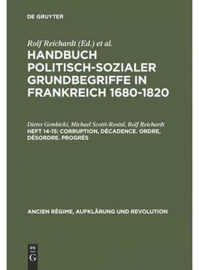 按需印刷DEG Corruption, Décadence. Ordre, Désordre. Progrès[9783486560329]