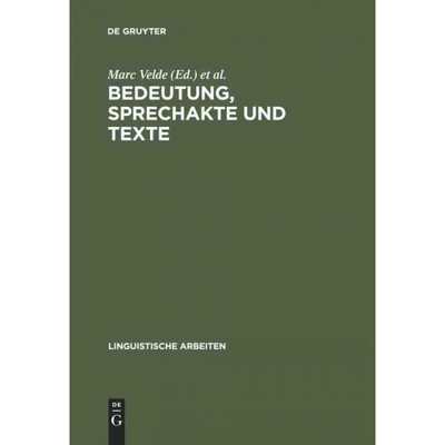 按需印刷不退不换DEG Bedeutung, Sprechakte und Texte[9783484103436]