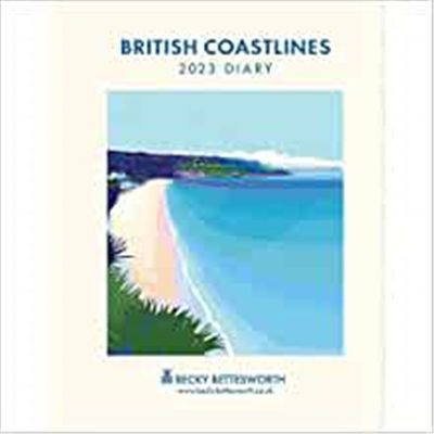 预订British Coastlines, Becky Bettesworth Deluxe A5 Diary 2023