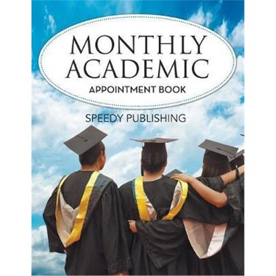 按需印刷不退不换Monthly Academic Appointment Book[9781681452128]