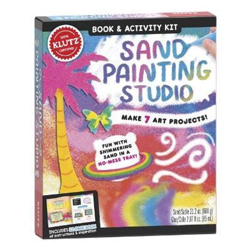现货 英文原版 Sand Painting Studio 沙画工作室 Scholastic出版 儿童艺术绘画启蒙智利开发 手工DIY 玩具 外文书店