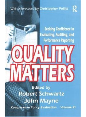 按需印刷Quality Matters:Seeking Confidence in Evaluating, Auditing, and Performance Reporting[9781138513860]
