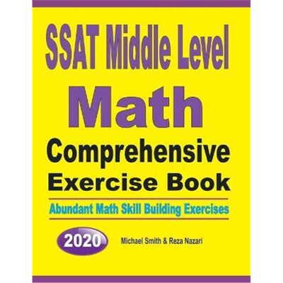 按需印刷不退不换SSAT Middle Level Math Comprehensive Exercise Book[9781646125852]