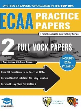 预订ECAA Practice Papers:2 Full Mock Papers, 70 Questions in the style of the ECAA, Detailed Worked Solutions for Every