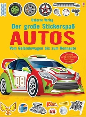 预订【德语】 Der große Stickerspaß: Autos[9781782324409]