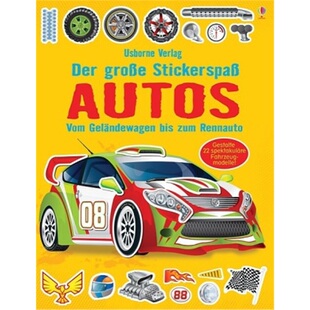 预订【德语】 Der große Stickerspaß: Autos[9781782324409]