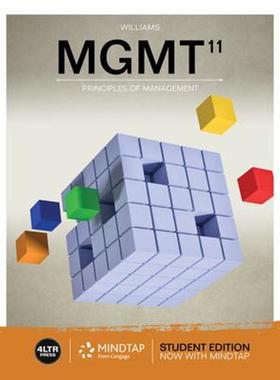 预订Bundle: MGMT, 11th + MindTap Management, 1 Term (6 Months) Printed Access Card