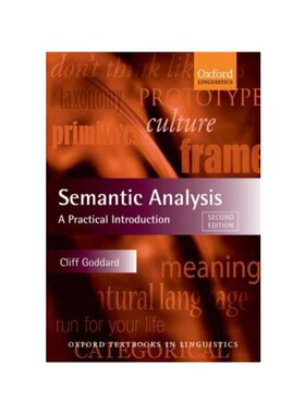 按需印刷不退不换Semantic Analysis[9780199560288]