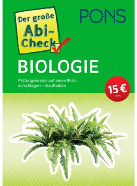 预订不退不换德语 PONS Der große Abi-Check Biologie[9783125625631]