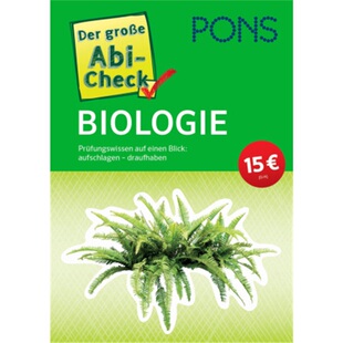 große 预订不退不换德语 Der Biologie 9783125625631 Check PONS Abi