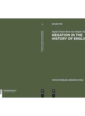 按需印刷DGYT Negation in the History of English[9783110161984]