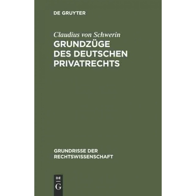 按需印刷DEG Grundzüge des deutschen Privatrechts[9783111164991]