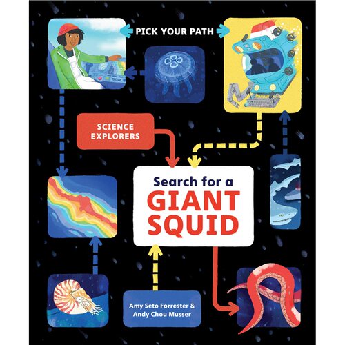 现货 寻找巨型乌贼：自主选择路径（科学探索者） Search for a Giant Squid: Pick Your Path (Science Explorers) 英文原版 上海