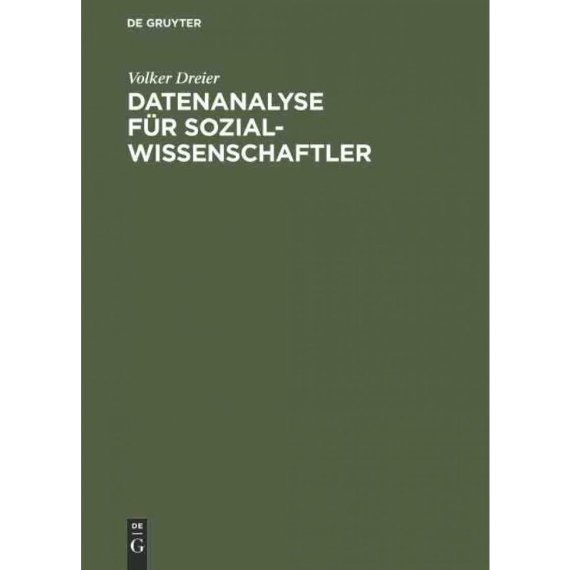 按需印刷DEG Datenanalyse für Sozialwissenschaftler[9783486224573]