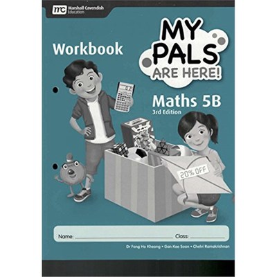 现货  新加坡小学数学MY PALS ARE HERE! Maths 5B WorkBook 3rd 练习册