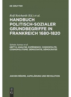 按需印刷DEG Analyse, Expérience. Cosmopolite, Cosmopolitisme. Démocratie, Démocrates[9783486536614]