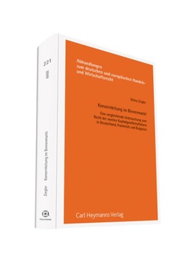 预订【德语】Konzernleitung im Binnenmarkt:Eine vergleichende Untersuchung zum Recht der zweiten Kapitalgesellschaft in D