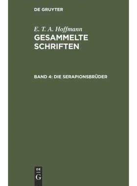 按需印刷DEG Die Serapionsbrüder[9783111249292]