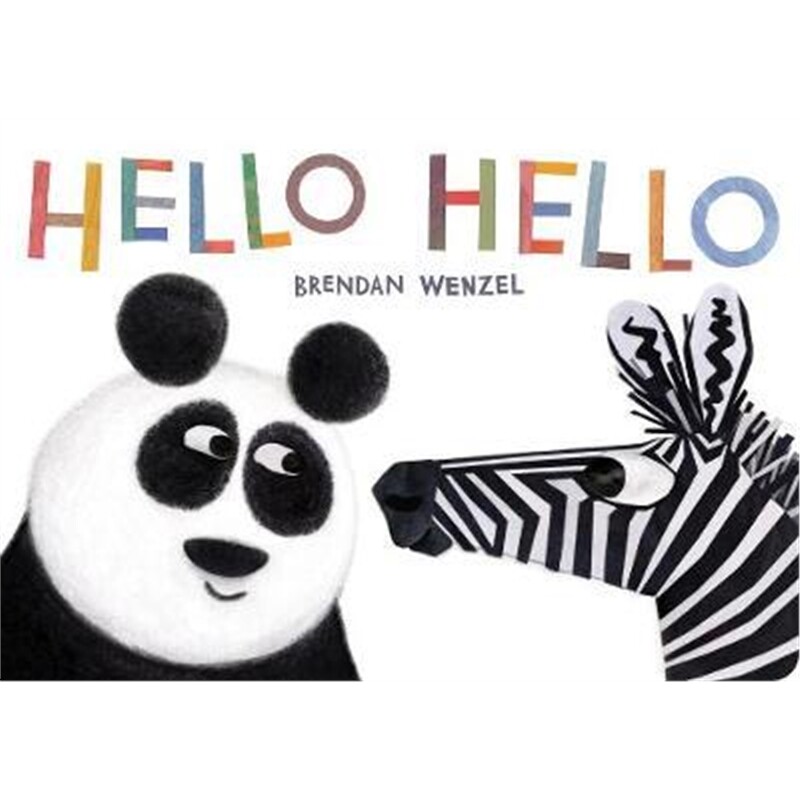hello hello (board book) 英文原版绘本 你好你好 0-3岁幼儿早教启蒙
