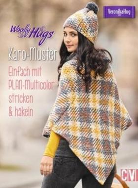 预订【德语】 Woolly Hugs - Karo-Muster:Einfach mit PLAN-Multicolor stricken & häkeln