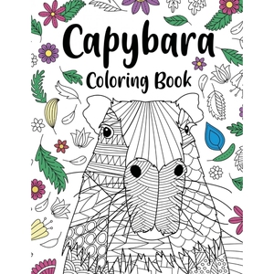 按需印刷不退不换Capybara Adult Coloring Book[9781008957572]  涂色书 水豚卡皮巴拉 外文书店