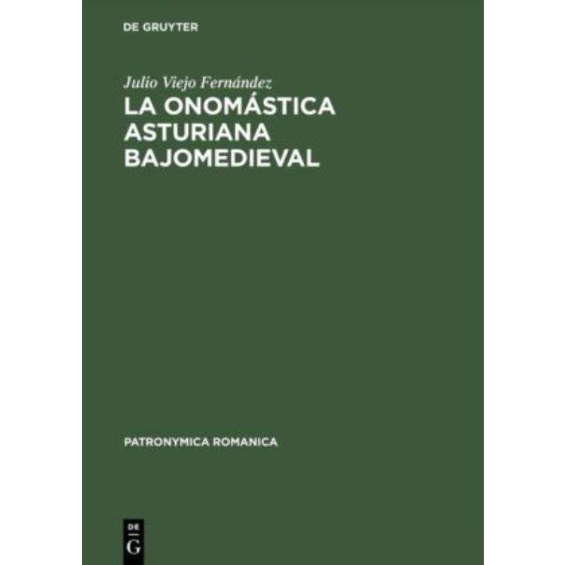 按需印刷不退不换DEG La onomástica asturiana bajomedieval[9783484555105]