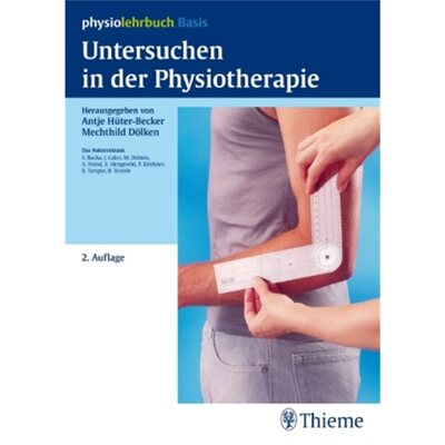 预订不退不换德语 Untersuchen in der Physiotherapie[9783131368928]