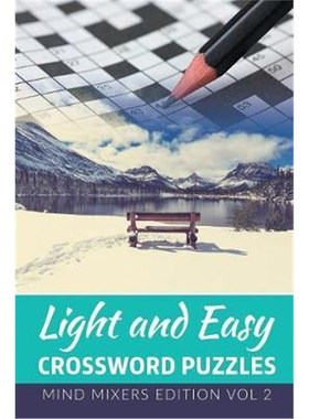 按需印刷Light and Easy Crossword Puzzles:Mind Mixers Edition Vol 2[9781682801963]