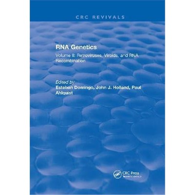 按需印刷RNA Genetics:Volume II: Retroviruses, Viroids, and RNA Recombination[9780367657468]