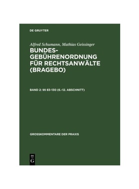 预订【德语】§§ 83-130 (6.-12. Abschnitt):Anhang. Nachtrag. Sachregister