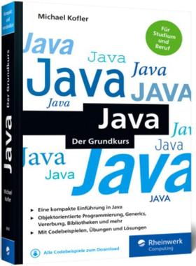 预订【德语】 Java:Der Grundkurs im Taschenbuchformat. Mit Aufgaben und Lösungen. Aktue