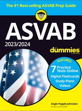 预订2023/2024 ASVAB For Dummies (+ 7 Practice Test