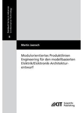 预订【德语】 Modulorientiertes Produktlinien Engineering für den modellbasierten Elektrik/Elektr
