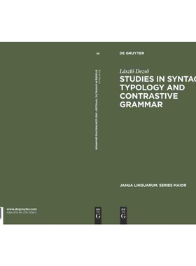 预订DGYT Studies in Syntactic Typology and Contrastive Grammar