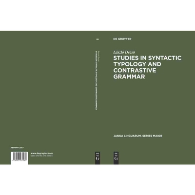 预订不退不换DGYT Studies in Syntactic Typology and Contrastive Grammar