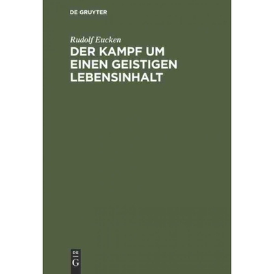 按需印刷DEG Der Kampf um einen geistigen Lebensinhalt[9783111088075]