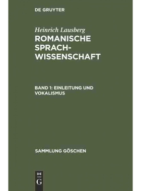 按需印刷不退不换DEG Einleitung und Vokalismus[9783111295015]