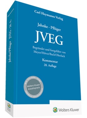 预订【德语】JVEG - Kommentar[9783452295170]