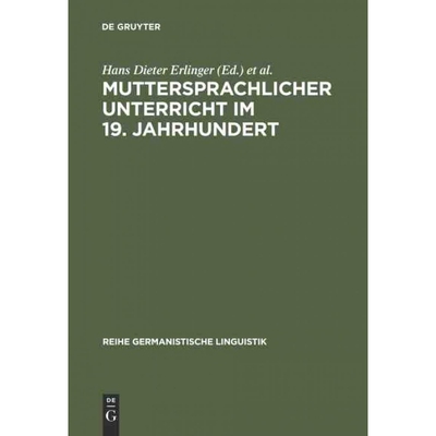 按需印刷不退不换DEG Muttersprachlicher Unterricht im 19. Jahrhundert[9783484311176]