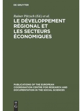 按需印刷不退不换DEG Le développement régional et les secteurs économiques[9783111187112]
