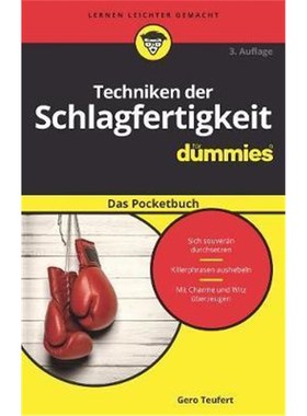 预订Techniken der Schlagfertigkeit fur Dummies Das Pocketbuch 3e