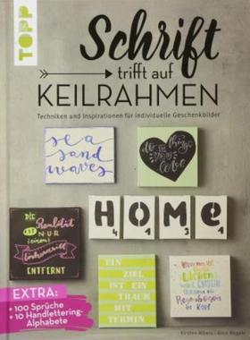 预订【德语】 Schrift trifft auf Keilrahmen:Techniken und Inspirationen für individuelle Geschenk