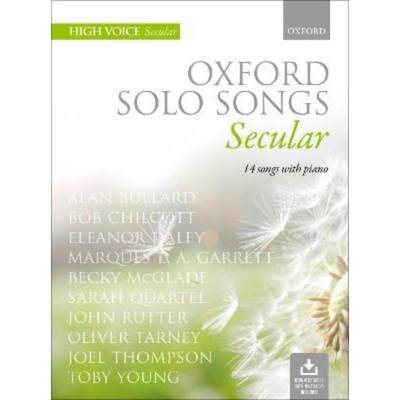 预订Oxford Solo Songs: Secular:14 songs with piano