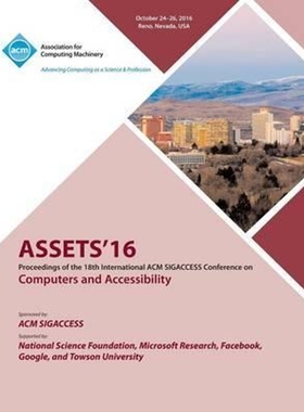 按需印刷ASSETS 16 18th ACM SIGACCESS Conference on Computers and Accessibility[9781450347099]