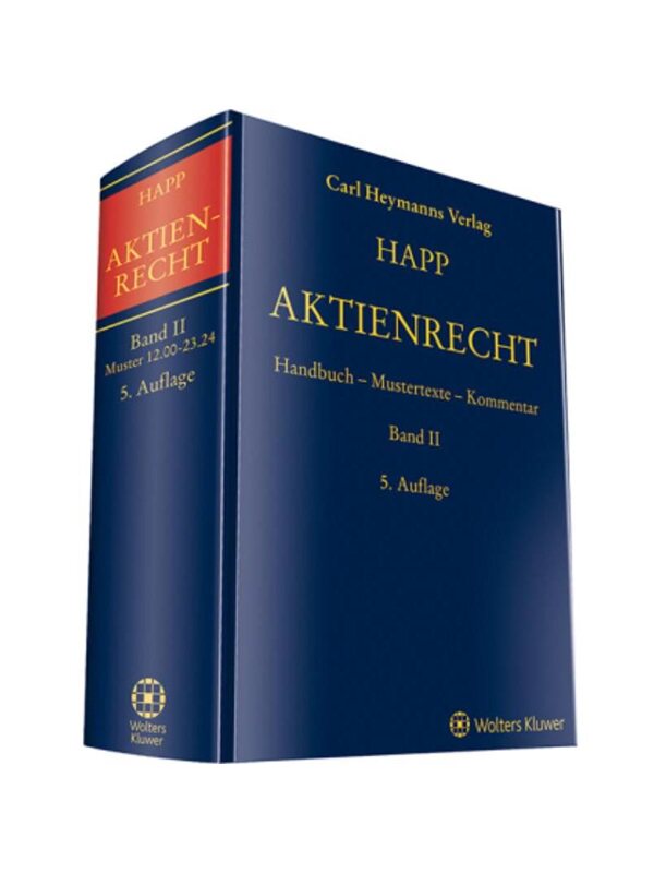 预订不退不换德语Aktienrecht. Bd.2:Handbuch - Mustertexte - Kommentar