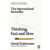 外文书店 经济工商管理类书籍康纳曼 and Fast Kahneman 快思慢想 思考快与慢 英文原版 Thinking 丹尼尔·卡内曼Daniel Slow